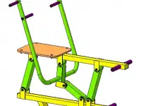 Уличные детские тренажеры от 6 лет тренажёры KiF, фотография 2