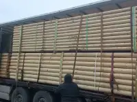 Производитель предлагает оцилиндрованное и окоренное бревно 10-16см без коры., фотография 7