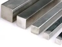 Титановый квадрат, Сторона: 20-180 мм, Марка: ВТ1-0..., Способ произв.: кованный