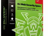 Dr.Web Security Space — лицензия на 1 год на 1 ПК