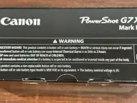 Canon Powershot G7x Mark Iii