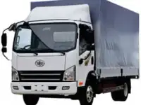 Бортовой с тентом FAW Tiger VH 5 т бензин метан