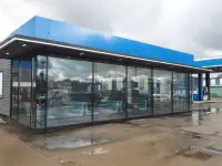 Торговые павильоны, будки, ларьки, посты охраны, офисы продаж, кофе ларьки и магазины из стекла. Остекление офисов ,мага, фотография 4