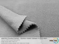 ARMTEX Серия Комфорт  Двусторонний Термофлис  OMI СЕРЫЙ  Это оригинальный образец ткани от ARMTEX. Не перепрода