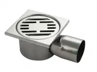 Трап нержавеющий D: 50-110 мм, Форм.: вертикальный; горизонтальный