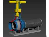 Газопроводной вентиль DY 1000, фотография 7