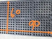 резиновые перфорированные противоскользящие коврики, фотография 4