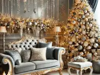 Предлагаем Вашему вниманию новогоднее световое оформление фасада зданий! И снежинки, и сосульки, и яркий дождик и большо, фотография 5