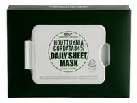 Тканевая маска для лица с экстрактом хауттюйнии houttuynia cordata 84% daily sheet mask 14шт