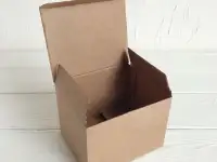 Крафт и белые коробки с крышкой, фотография 3