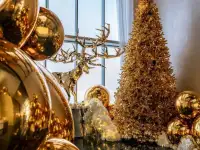 Предлагаем Вашему вниманию новогоднее световое оформление фасада зданий! И снежинки, и сосульки, и яркий дождик и большо, фотография 7