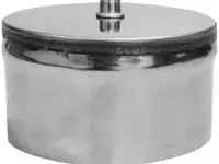 Заглушка дымохода D: 20-530 мм, Матер.: 09Г2С; 12Х18Н10Т; 20; AISI 430, s: 0,5-10 мм