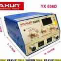 Паяльная станция YAXUN 886D 2 в 1 SMD, с выходом USB 5 B, 1A,, фотография 2