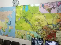 Карта мира интерьерная на стену 2,5м х 1,5м Материал ПЭТ пластик, фотография 2