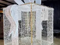 Предлагаем Вашему вниманию новогоднее световое оформление фасада зданий! И снежинки, и сосульки, и яркий дождик и большо, фотография 6