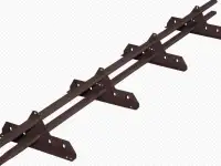 Снегозадержатель L: 1-3 м, Матер.: сталь, Вид: однотрубчатые; уголковые; трубчатые