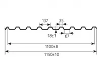 Профнастил МП-20 ПЭ-0,4, фотография 2