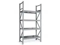 Стеллажи металлические h: от 550 до 13500 мм, L: от 600 до 7400 мм, Глуб.: от 200 до 1250 мм