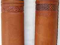 Кожаный тубус ручной работы., фотография 6