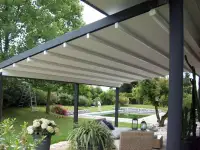 Навесы, перголы биоклиматические, беседки, летние кухни, оконные маркизы любого размера, фотография 5