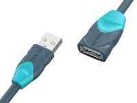Кабель-удлинитель USB 2.0 папа-мама от фирмы MT-VIKI длина 10 метр, фотография 2