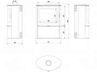 Топка-камин koza ab s 2 kratki в Ташкенте, Узбекистане камин, топка, pech, kamin, ideasvet, фотография 7