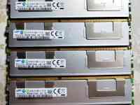 Серверная DDR3 4GBx4 комплект 16gb 1600 MHz Samsung