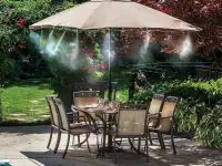 Установка микроклимата  теневой сетки качественно, фотография 2