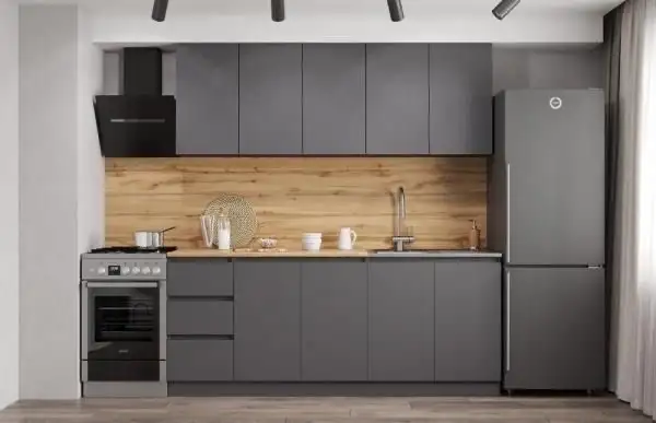 Изготовление кухонных гарнитуров на заказ  3D проект бесплатно, фотография 3