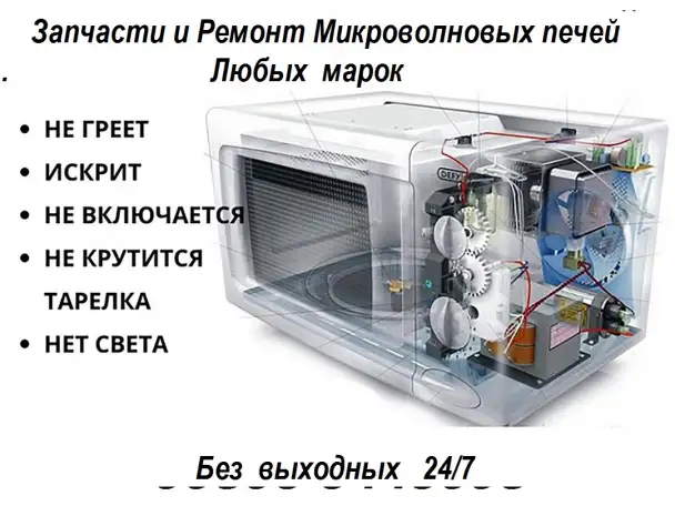 Ремонт Микроволновых печей,пылесосов,обогревателей.Гарантия на выполненые работы., фотография 2
