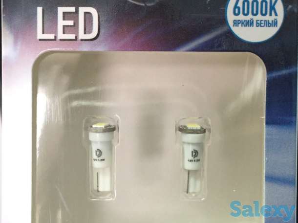 Светодиодная автолалампа ВосхоD 1,2W 12V 0,3W PREMIUM свет белый, фотография 9