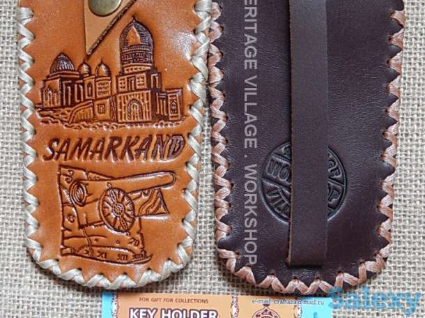 Кожаные футляры для ключей., фотография 5