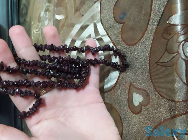 Продам бусы из настоящего граната для себя или в подарок, фотография 1