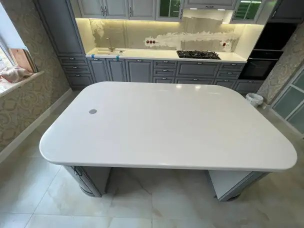 Столешницы, подоконники, раковины из камня акрил, кварц, фотография 9