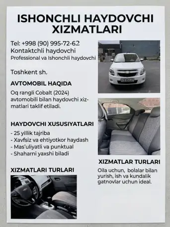 25 Стажный Частный Водитель со своим авто, фотография 1