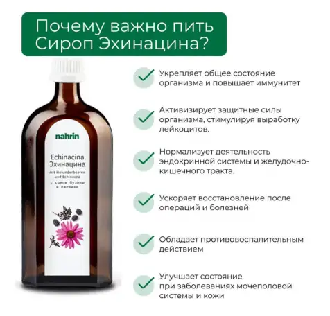 Сироп Эхинацина Swiss Nahrin, Швейцария, фотография 11