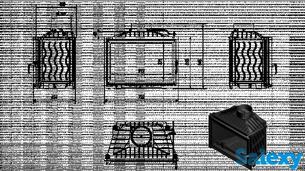 Чугунный камин wiktor на 140 км² в Ташкенте, Узбекистане камин, топка, pech, kamin, ideasvet, фотография 4