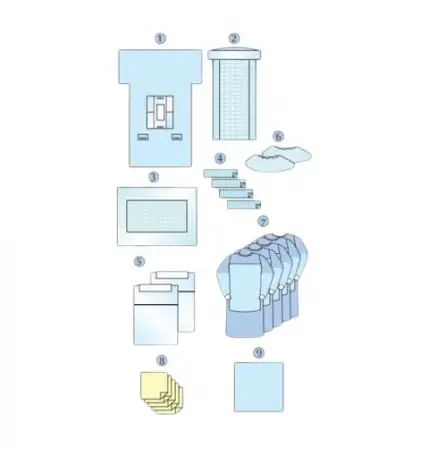 Комплект белья операционного для кардио-хирургических операций  dr. green's оптом, фотография 1