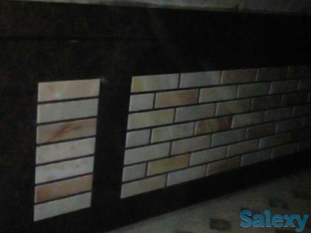 Брусчатка, укладка брусчатки, цоколь, фасад, фотография 2