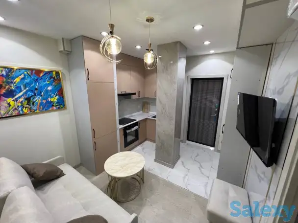 Новостройка,Ц-2,Алайский,2-комнатная-студия,8/8,30 м²,евроремонт, фотография 1