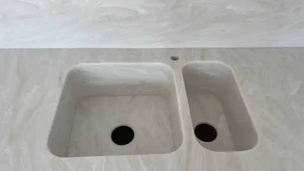 Столешницы, подоконники, раковины из камня акрил, кварц, фотография 6