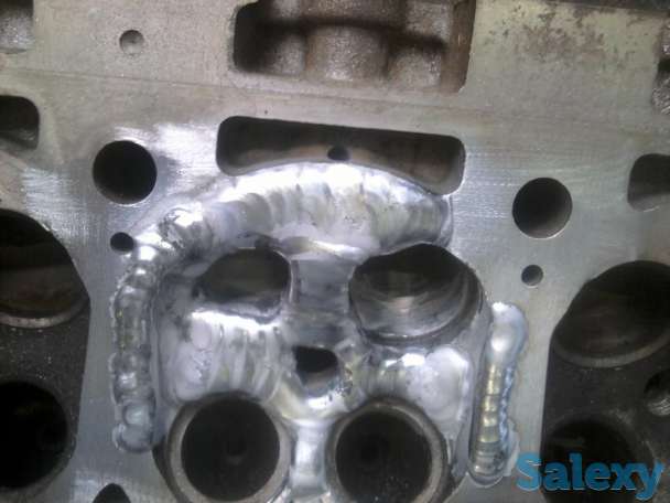 Аргон сварка. Опрессовка Головки ГБЦ., фотография 3