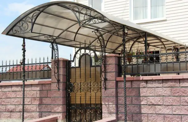 Решетки,перила,ограждение,навесы., фотография 5