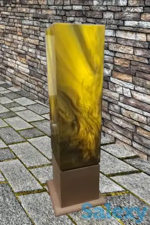 Наполнитель для искусственного светорассеивающего мрамора оникс, фотография 9