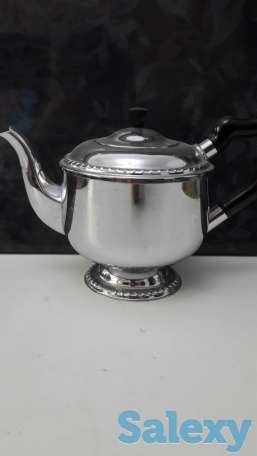 Мельхиоровый чайно-кофейный сервиз СССР., фотография 3