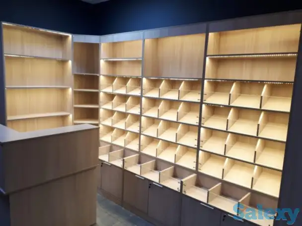 Торговые стеллажи и витрины для магазинов, аптек и торговых точек, фотография 3