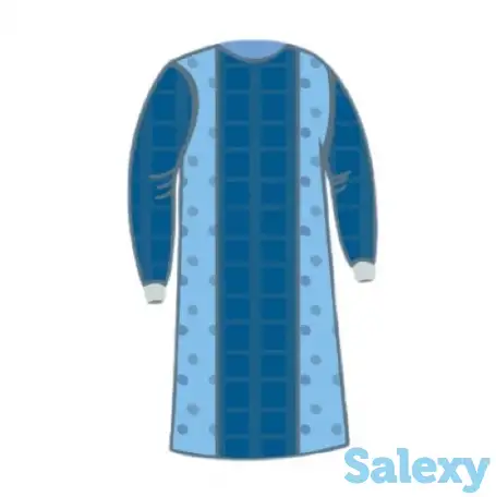 Халаты хирургические с усиленной защитной зоной оптом, фотография 1