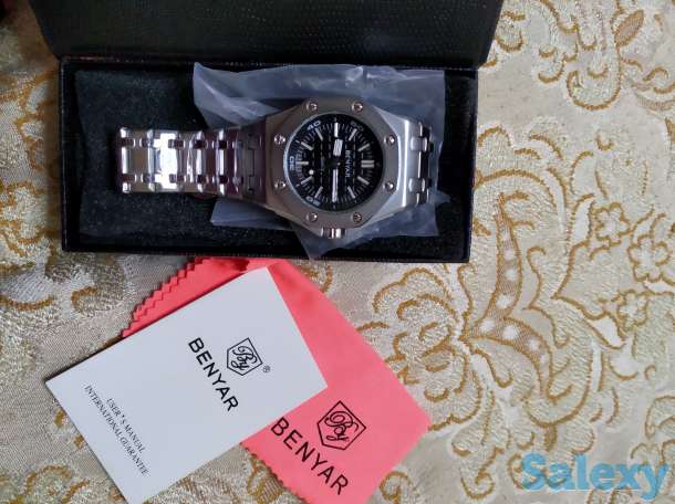 BENYAR кварцевые мужские часы Повседневная мода/30 м водонепроницаемые, фотография 3