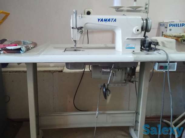 Промышленная швейная машина=YMATA=+аверлок састояние супер работает тоже супер б/у, фотография 1