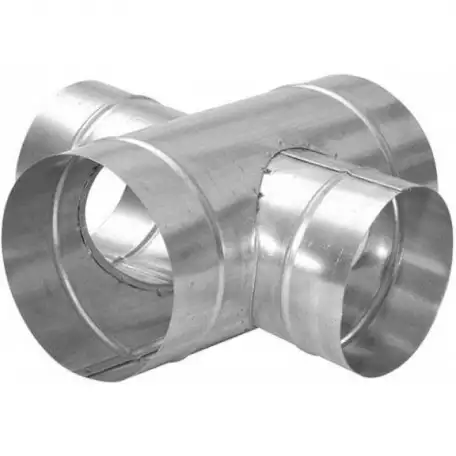 Крестовина воздуховода, Разм.: 250; 315; 200; 160... мм, L: 0,24; 0,16; 0,28; 0,185... м, фотография 1